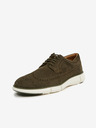 Geox Khaki pánská semišová společenská obuv Geox Adacter
