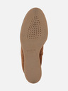 Geox Hnědá dámská kotníková obuv Geox Elidea Wedge