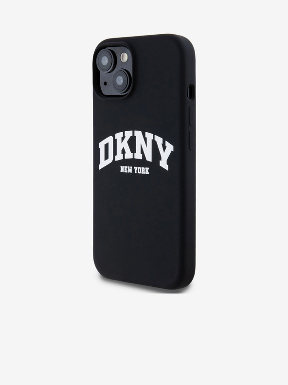 DKNY Liquid Silicone Arch Logo MagSafe Zadní Kryt pro iPhone 14 Black DKNY