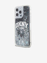 DKNY Liquid Glitter Arch Logo Zadní Kryt pro iPhone 14 Pro Max Black DKNY