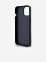 DKNY PU Leather Checkered Pattern and Stripe Zadní Kryt pro iPhone 13 Black DKNY