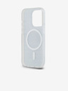 DKNY PC/TPU Repeat Pattern Tonal Stripe Magsafe Zadní Kryt pro iPhone 15 Pro Black DKNY