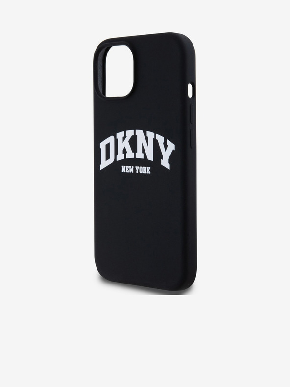 DKNY Liquid Silicone Arch Logo MagSafe Zadní Kryt pro iPhone 13 Black DKNY