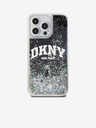 DKNY Liquid Glitter Arch Logo Zadní Kryt pro iPhone 13 Pro Black DKNY