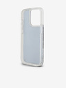 DKNY Liquid Glitter Arch Logo Zadní Kryt pro iPhone 15 Pro Black DKNY