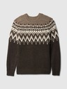 GAP Svetr s příměsí vlny Fair Isle GAP