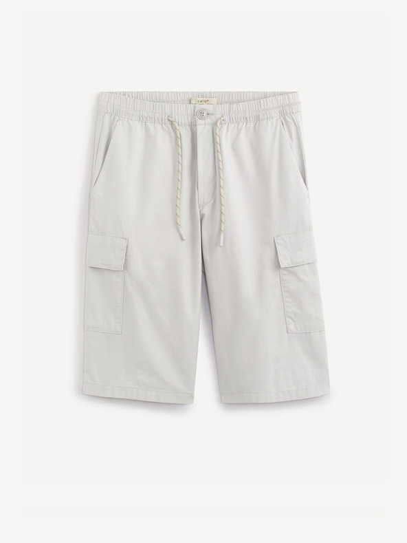 Celio Světle šedé kraťasy Celio Rolver2Bm