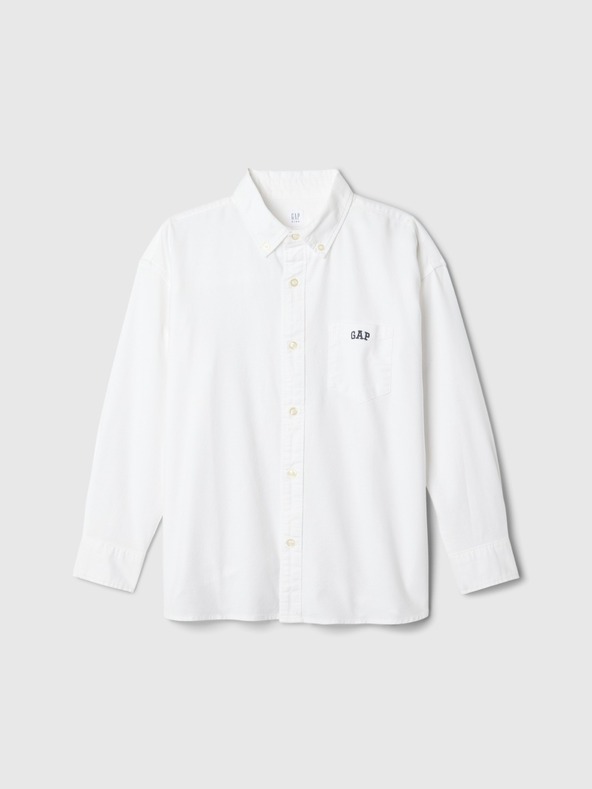 GAP Dětská oversize košile Oxford GAP