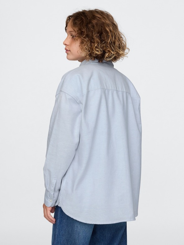 GAP Dětská oversize košile Oxford GAP