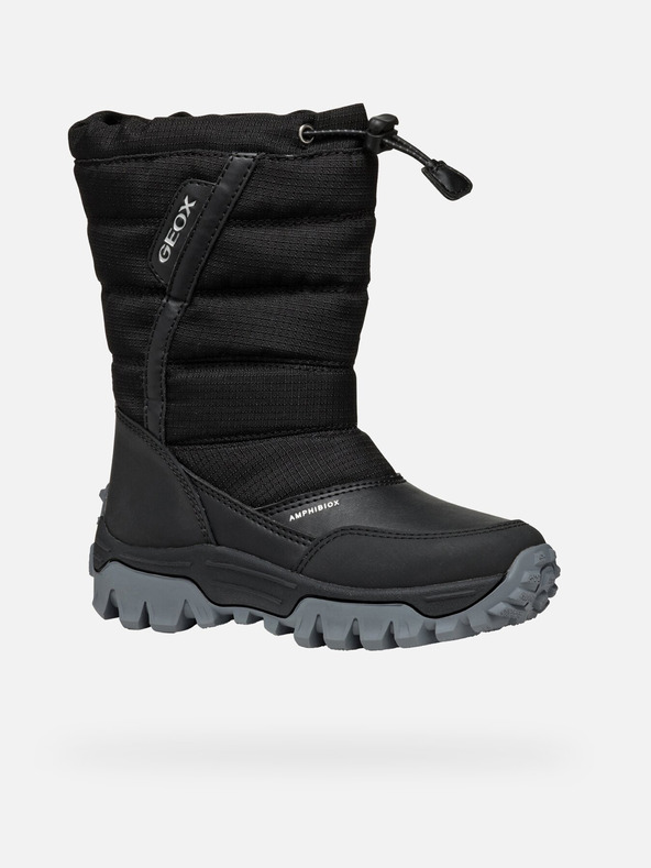 Geox Černá chlapecká zimní obuv Geox Himalaya ABX