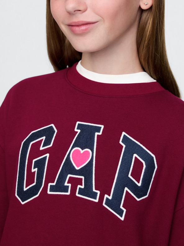 GAP Dětské mikinové šaty s logem Gap