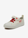 Lee Cooper Červeno-krémové dětské tenisky Lee Cooper