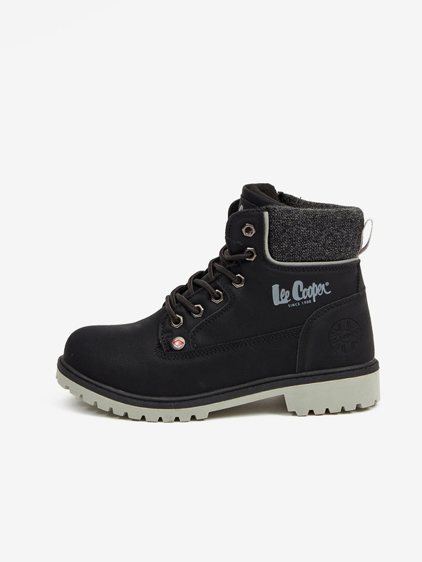 Lee Cooper Černé holčičí kotníkové boty Lee Cooper