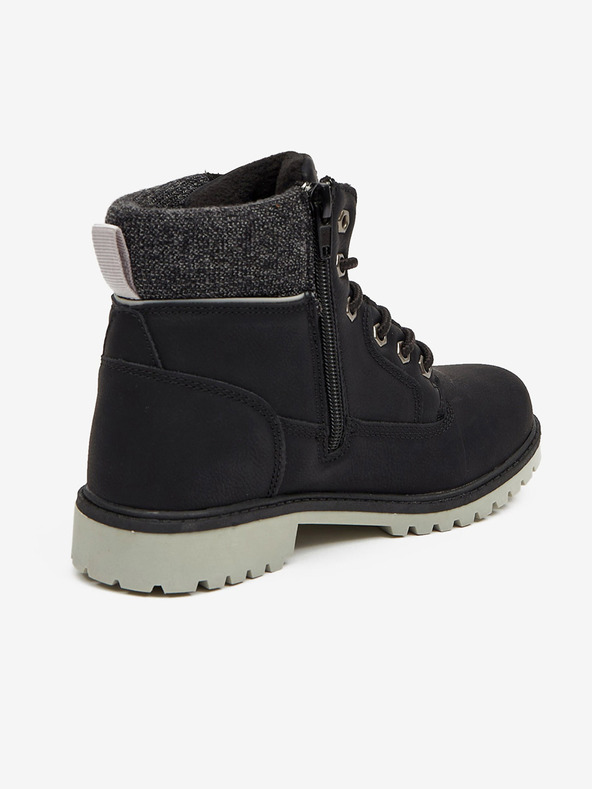 Lee Cooper Černé holčičí kotníkové boty Lee Cooper