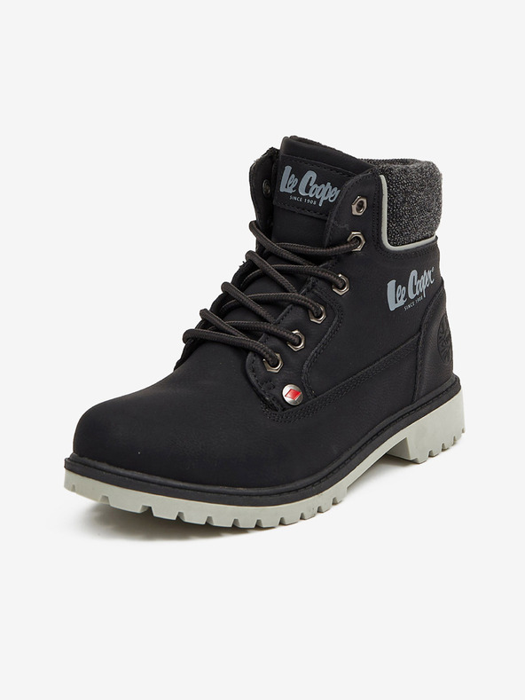 Lee Cooper Černé holčičí kotníkové boty Lee Cooper