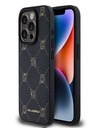 Karl Lagerfeld PU Karl Heads Pattern Magsafe Zadní Kryt pro iPhone 15 Pro Max Black Karl Lagerfeld