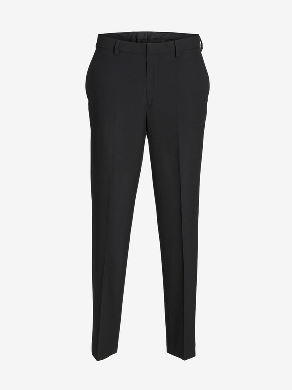 Jack & Jones Černé pánské oblekové kalhoty Jack & Jones Brush