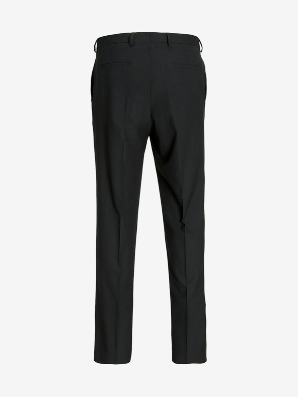 Jack & Jones Černé pánské oblekové kalhoty Jack & Jones Brush