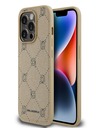 Karl Lagerfeld PU Karl Heads Pattern Magsafe Zadní Kryt pro iPhone 14 Pro Max Beige Karl Lagerfeld