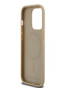 Karl Lagerfeld PU Karl Heads Pattern Magsafe Zadní Kryt pro iPhone 14 Pro Max Beige Karl Lagerfeld