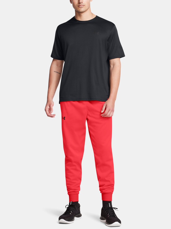 Under Armour Pánské tepláky Under Armour UA Armour Fleece Joggers-RED