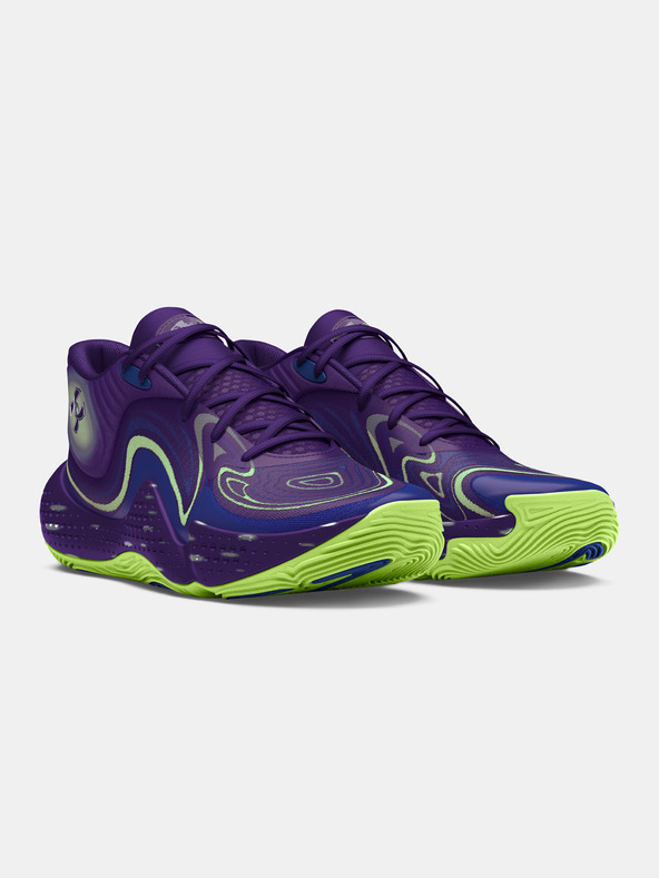 Under Armour Unisexové boty Under Armour UA Spawn 6 Mid SOS-PPL