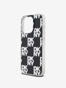 DKNY PC/TPU Checkered Pattern Zadní Kryt pro iPhone 14 Pro Max Black DKNY