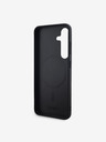 DKNY PU Leather Checkered Pattern Magsafe Zadní Kryt pro Samsung Galaxy S24 Black DKNY
