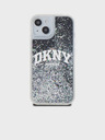 DKNY Liquid Glitter Arch Logo Zadní Kryt pro iPhone 11 Black DKNY