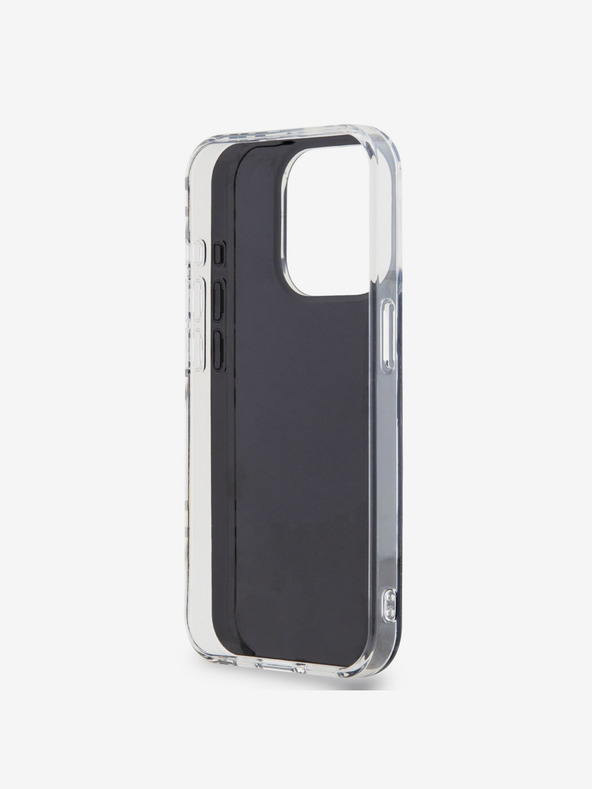 DKNY PC/TPU Checkered Pattern Zadní Kryt pro iPhone 15 Pro Max Black DKNY
