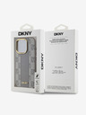 DKNY PU Leather Checkered Pattern Magsafe Zadní Kryt pro iPhone 15 Pro Beige DKNY