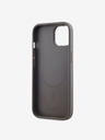 DKNY PU Leather Stack Logo Magsafe Zadní Kryt pro iPhone 15 Grey DKNY