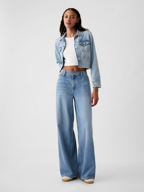 GAP Džíny Mid Rise UltraSoft Baggy GAP