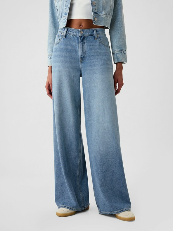 GAP Džíny Mid Rise UltraSoft Baggy GAP