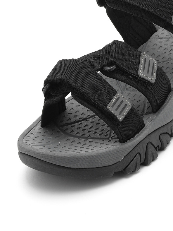 ALPINE PRO Letní outdoorové sandály ALPINE PRO KILEW černá