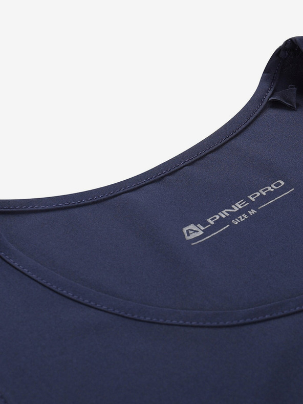 ALPINE PRO Dámské rychleschnoucí šaty ALPINE PRO COLEENA mood indigo