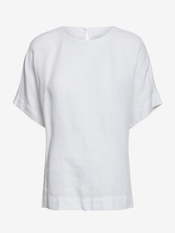 Marks & Spencer Bílá dámská lněná halenka Marks & Spencer