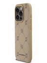 Karl Lagerfeld PU Karl Heads Pattern Magsafe Zadní Kryt pro iPhone 15 Pro Max Beige Karl Lagerfeld