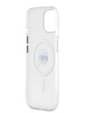 Karl Lagerfeld Karl Lagerfeld IML Karl Head Metal Frame MagSafe Zadní Kryt pro iPhone 15 Transparent