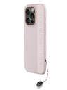 Karl Lagerfeld Karl Lagerfeld PU Saffiano Rhinestone Charm Zadní Kryt pro iPhone 15 Pro Max Pink