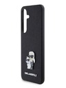 Karl Lagerfeld PU Saffiano Metal Karl and Choupette Zadní Kryt pro Samsung Galaxy S24 Black Karl Lagerfeld