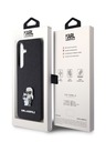 Karl Lagerfeld PU Saffiano Metal Karl and Choupette Zadní Kryt pro Samsung Galaxy S24 Black Karl Lagerfeld