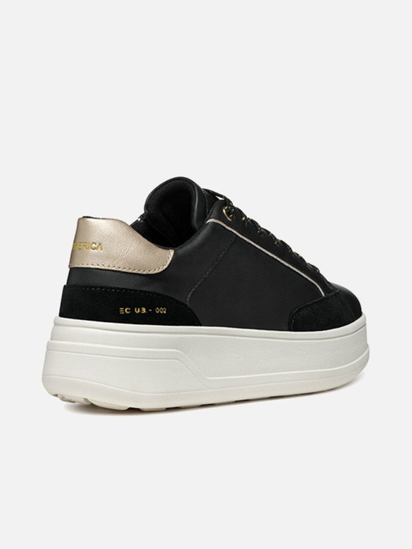 Geox Černé dámské tenisky Geox Spherica Ecub-2