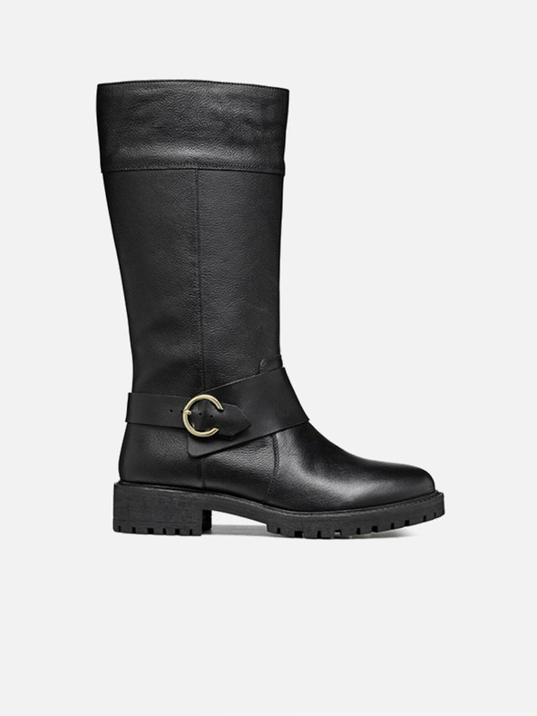 Geox Černé dámské kozačky Geox Hoara