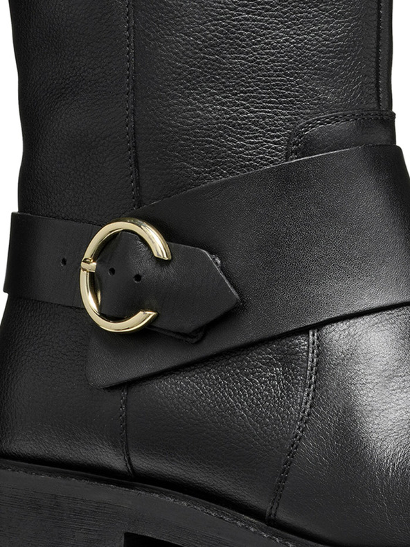 Geox Černé dámské kozačky Geox Hoara