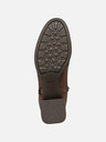Geox Tmavě hnědá dámská kotníková obuv Geox Walk Pleasure 55