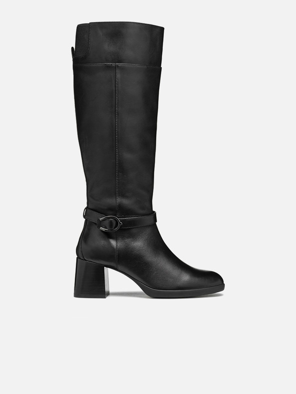 Geox Černé dámské kozačky Geox Walk Pleasure 55