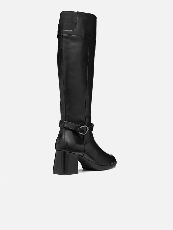 Geox Černé dámské kozačky Geox Walk Pleasure 55