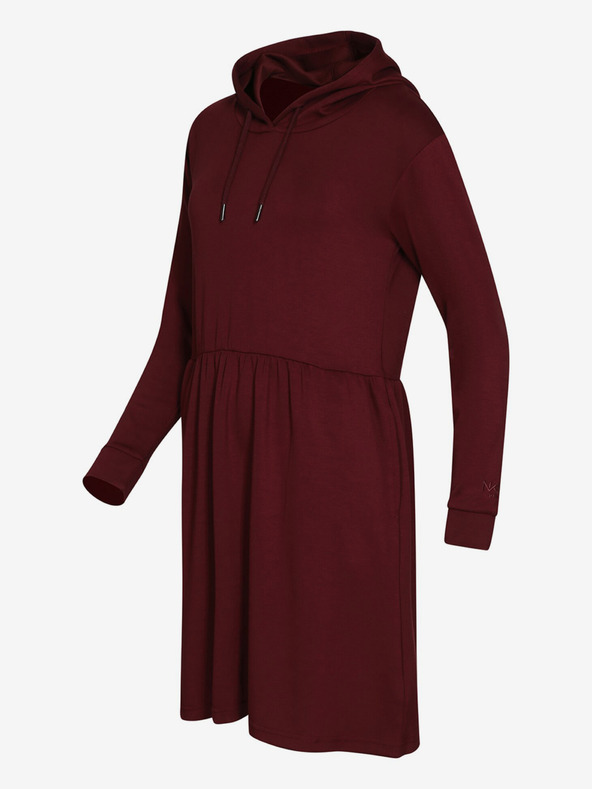 NAX Červené dámské šaty NAX Miwa