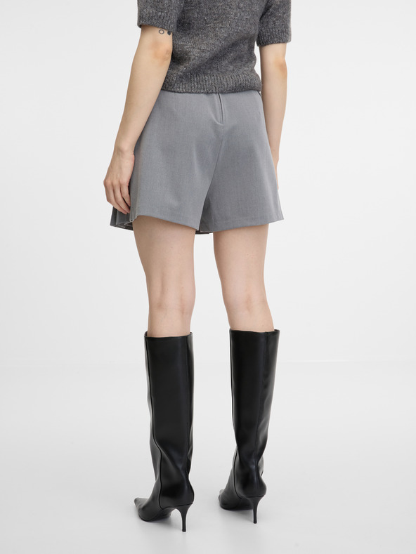 Orsay Šedá dámská áčková sukně ORSAY